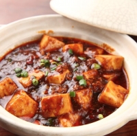 陳麻婆豆腐⇒980円, Tofu soup with minced meat