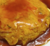 天津丼⇒950円, カニ玉の甘酢かけごはん