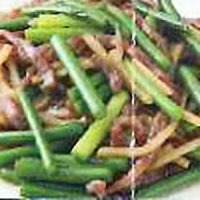【62】ニンニクの芽と豚肉炒め, 通常価格734円