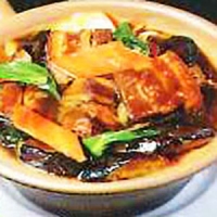 【19】茄子と豚角煮土鍋⇒1,026円