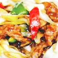 【59】牛肉と長ネギ炒め, 通常価格950円