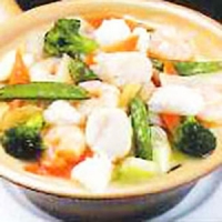 【21】海鮮の塩味土鍋⇒1,058円