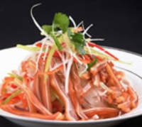 【103】豚耳とネギの辛味冷菜（葱拌耳絲）⇒702円, 税込