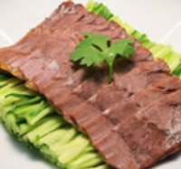 【105】牛スネ肉の冷菜（醤牛肉）⇒885円, 税込